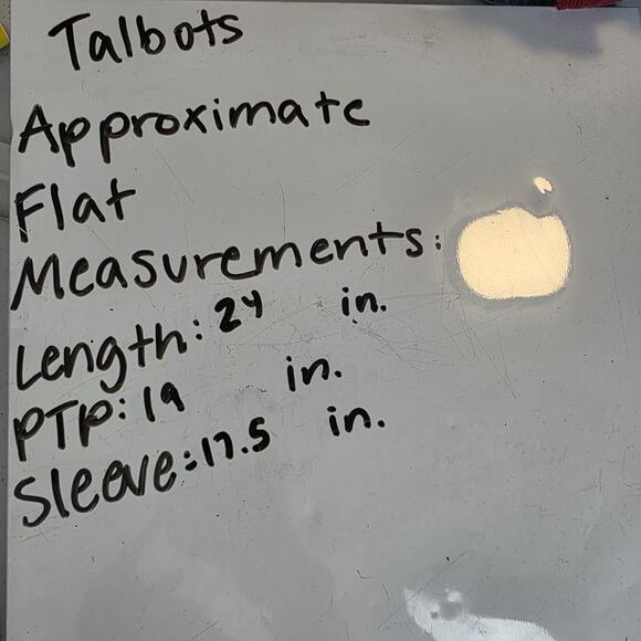 Talbots Blue White Striped 3/4 Sleeve Nautical Sailor V-Neck Blouse Size Small P - Picture 7 of 7